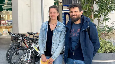 Recicleta Ribera Tudela a pedales 4 Laura Muela y Abel del Rey