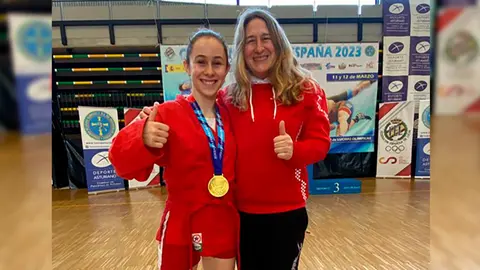 Yuleman Fern&aacute;ndez tras ganar el nacional 2023