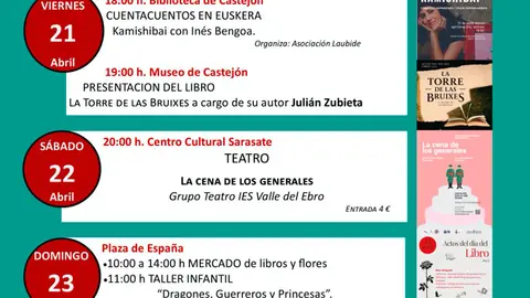 D&iacute;a del Libro 2023 en Castej&oacute;n