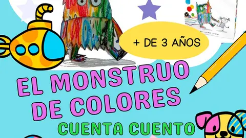 Cuentacuento animado en Corella &lsquo;El Monstruo de Colores&rsquo;