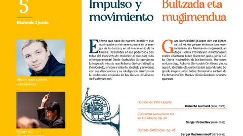 Concierto en Tafalla &lsquo;Impulso y movimiento&rsquo; de la Orquesta Sinf&oacute;nica de Navarra
