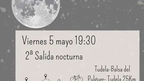 II Salida nocturna Tudela Balsa del Pulguer