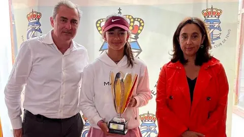 Mar&iacute;a Trujillo en el ITF sub18 de Zaragoza