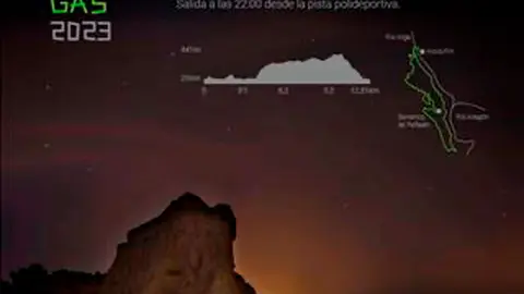 IV Marcha nocturna &lsquo;Luci&eacute;rnagas de Pe&ntilde;al&eacute;n&rsquo; 2023 en Funes