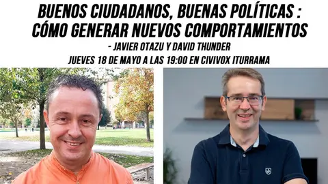 Conferencia en Pamplona &lsquo;Buenos ciudadanos, buenas pol&iacute;ticas&rsquo;