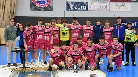 El equipo cadete de BM Tarazona logr&oacute; la tercera posici&oacute;n