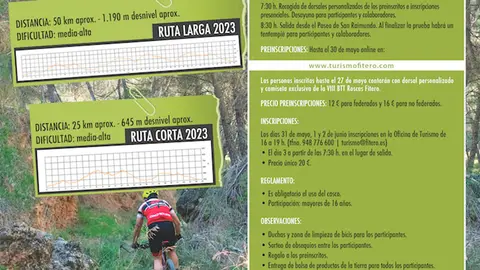 VIII BTT Roscas 2023 en Fitero