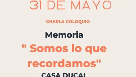 Charla en Cadreita sobre la memoria &lsquo;Somos lo que recordamos&rsquo;
