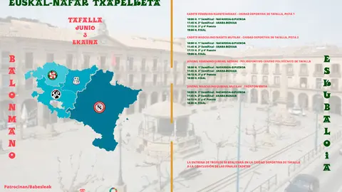 Torneo Vasco Navarro de balonmano 2023 en Tafalla