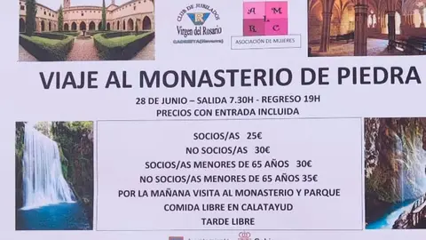 Viaje desde Cadreita al monasterio de piedra