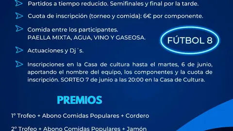 Torneo de f&uacute;tbol 8 intercuadrillas 2023 en Castej&oacute;n