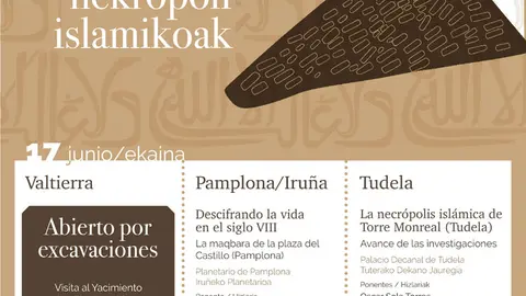 Jornadas Europeas de Arqueolog&iacute;a 2023 Necr&oacute;polis isl&aacute;micas navarras