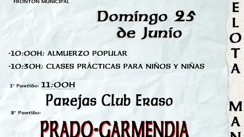 Festival de Pelota Mano Garfe 2023