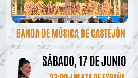 Concierto de verano en Castej&oacute;n a cargo de la Banda de M&uacute;sica
