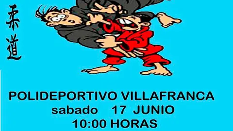 Festival fin de curso en Villafranca de Judo