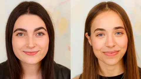 Las dos alumnas con mayor puntuaci&oacute;n, Lorena Bea y Aurora Ar&oacute;stegui