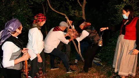 Lobera de Onsella recuperar&aacute; el pr&oacute;ximo s&aacute;bado, 24 de junio, su tradicional Rito del Herniado. FOTO Pascual Plano