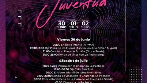 Fiestas de la juventud 2023 en Corella
