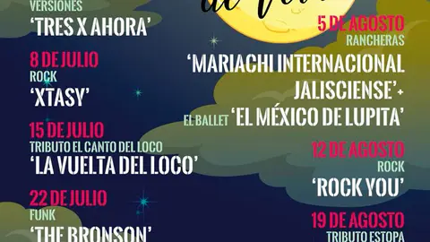 IV Noches musicales de verano 2023 en Villafranca