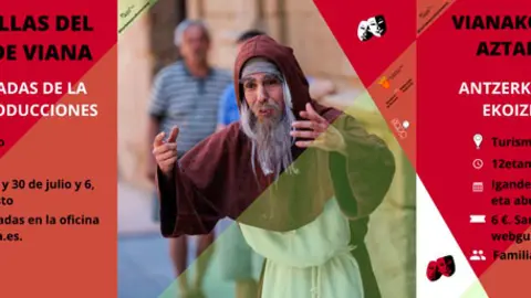 Rutas teatralizadas en Viana &lsquo;Tras las huellas del Principado de Viana&rsquo;
