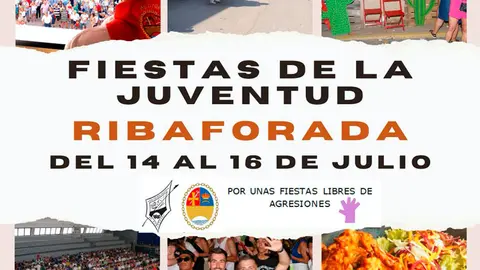 Programa de Fiestas de la juventud 2023 en Ribaforada