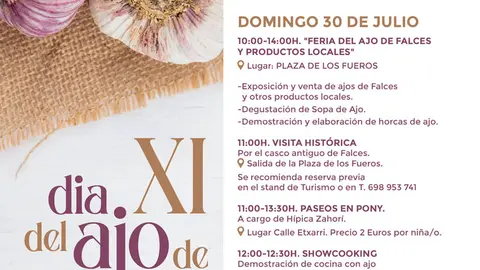 XI D&iacute;a del Ajo de Falces 2023