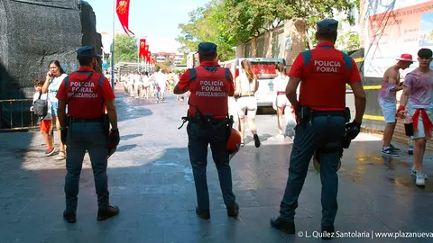 Polic&iacute;a Foral Tudela fiestas 2023