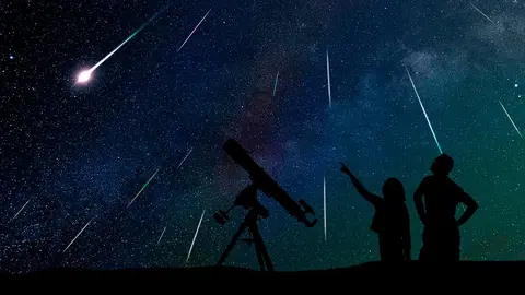 Lluvia estrellas perseidas