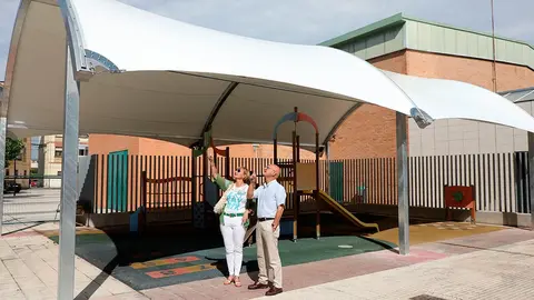 Marcilla cubierta parque colegio