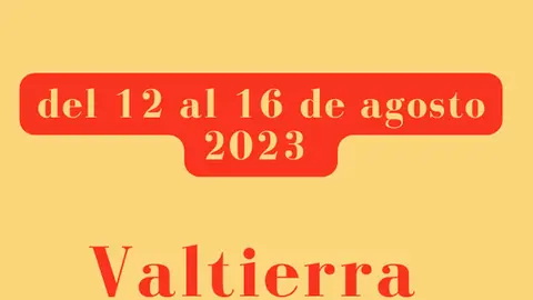 Programa Prefiestas 2023 en Valtierra