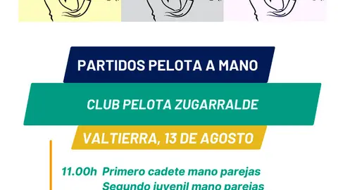 Partidos de pelota a mano en Valtierra