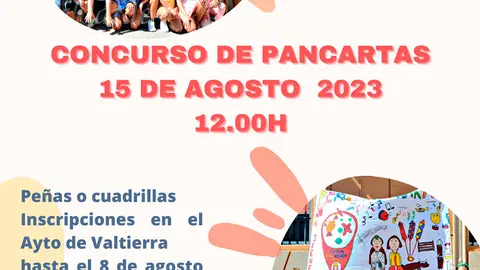 Concurso de pancartas Fiestas de San Ireneo 2023 en Valtierra