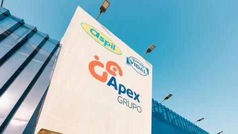 Fachada de Grupo Apex con sede en Ribaforada