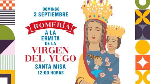 Romer&iacute;a a la ermita de la Virgen del Yugo 2023 en Arguedas
