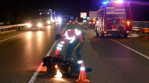 Polic&iacute;a Foral accidente Castej&oacute;n 2