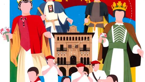 Programa de las Fiestas patronales en honor de la Exaltaci&oacute;n de la Santa Cruz 2023 en Olite