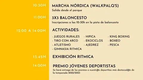 D&iacute;a del Deporte 2023 en San Adri&aacute;n