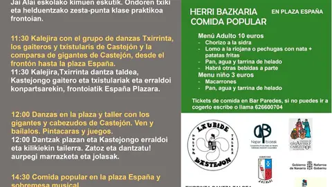 D&iacute;a del Euskera 2023 en Castej&oacute;n