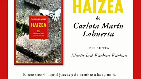 Presentaci&oacute;n en Tudela del libro &lsquo;Haizea&rsquo; de Carlota Mar&iacute;n Lahuerta