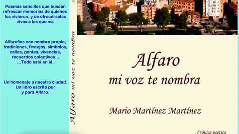 Presentaci&oacute;n en Alfaro del poemario &lsquo;Alfaro mi voz te nombre&rsquo; de Mario Mart&iacute;nez
