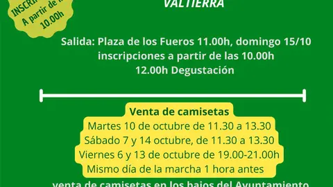Marcha solidaria Asociaci&oacute;n Espa&ntilde;ola Contra el C&aacute;ncer de Navarra 2023 en Valtierra