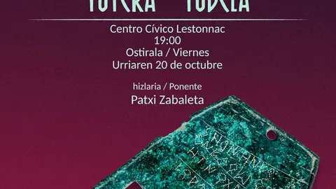 Charla en Tudela sobre la Mano de Irulegi