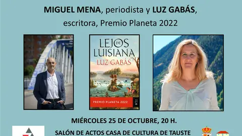 Encuentro en Tauste con la escritora Luz Gab&aacute;s