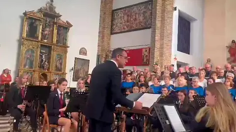 Una actuaci&oacute;n de la XXXV Concentraci&oacute;n coral de la Ribera celebrada en Cadreita