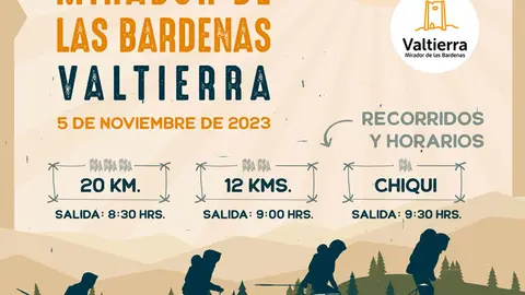 I Marcha Senderista Mirador de las Bardenas 2023 en Valtierra