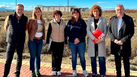 El diputado regional Jos&eacute; &Aacute;ngel Lacalzada en su reciente visita al pol&iacute;gono industrail La Senda
