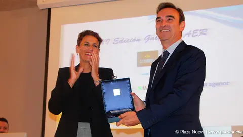 Santiago Sala recoge su galard&oacute;n