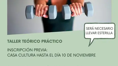 Taller de fuerza en Villafranca para las mujeres