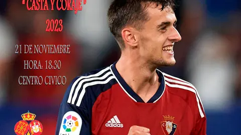 XIII Premio Casta y Coraje 2023 en Fusti&ntilde;ana a Aimar Oroz