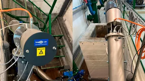 Dispositivo instalado con tecnolog&iacute;a ultravioleta